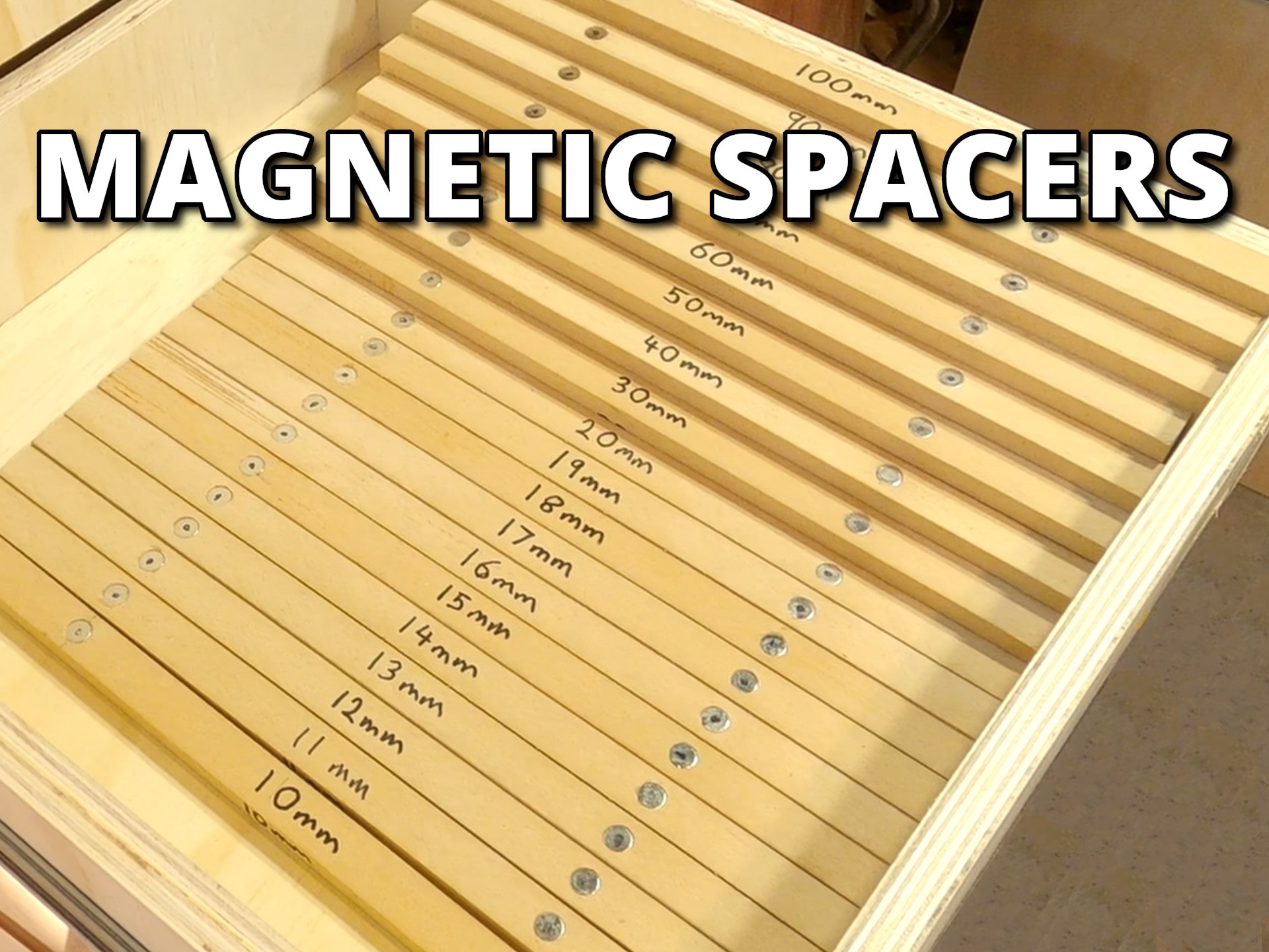 How To Make Magnetic Spacers For Woodworking and DIY